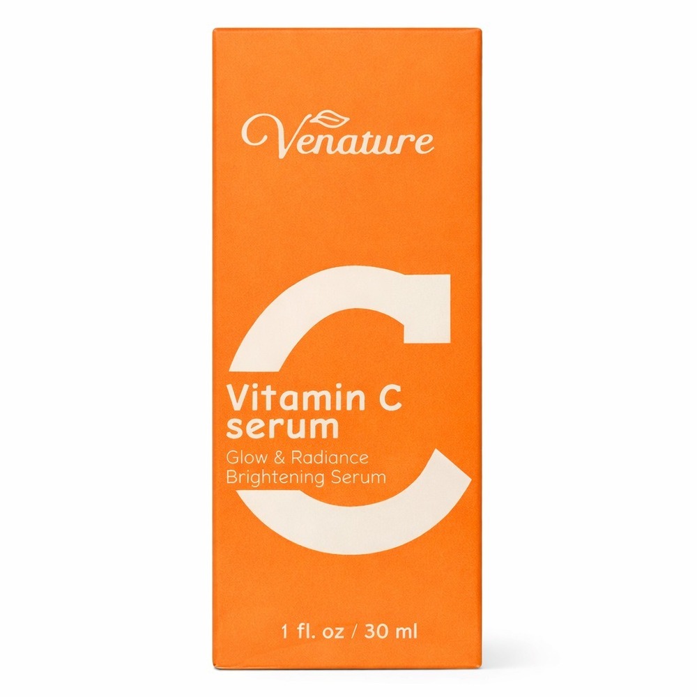 Venature Vitamin C Serum 1oz‎ Glo Brightening New In Box Sealed